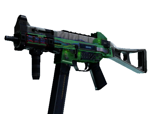 UMP-45 | Plastique (Well-Worn) - Restricted - Weapon - from The CS20 Collection