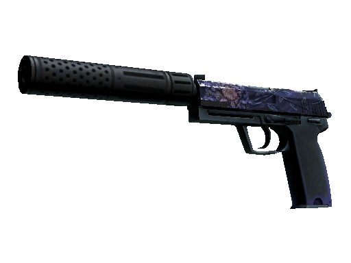 USP-S | Black Lotus (Battle-Scarred) - Mil-Spec - Weapon - from The Operation Riptide Collection