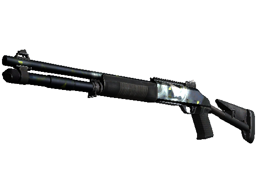 XM1014 | Quicksilver (Well-Worn) - Mil-Spec - Weapon - from The Chroma Collection